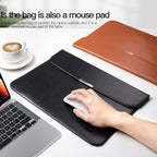 Ultra-thin PU Leather Laptop Sleeve, For 13.3 / 13.6 / 14 inch Laptop, For 15 / 15.4 / 16 inch Laptop