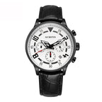 Multifunctional Quartz Men Leather Watch, Ochstin 6050B