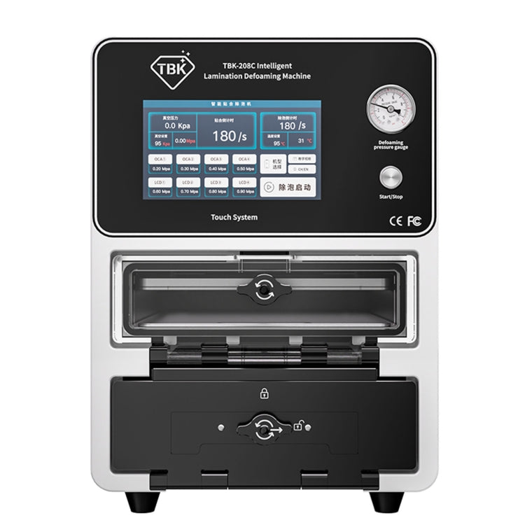 TBK 208C 15-inch Curved Screen Laminating and Defoaming Machine, Plug:US Plug, US Plug, EU Plug, UK Plug, AU Plug
