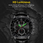 Multifunctional Quartz Waterproof Luminous Men Leather Watch, OCHSTIN 6112B