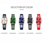Parangon Series Fashion Casual Leather Strap Quartz Watch, OCHSTIN 7008C