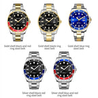 Multifunctional Quartz Waterproof Luminous Steel Strap Men Watch, OCHSTIN 7019E