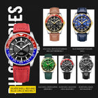 Multifunctional Quartz Waterproof Luminous Men Leather Watch, OCHSTIN 7019G