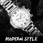Men Fashion Steel Strap Multifunctional Quartz Watch, OCHSTIN 7243