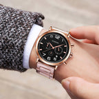 Men Fashion Steel Strap Multifunctional Quartz Watch, OCHSTIN 7243