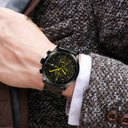 Fashion Steel Strap Multifunctional Quartz Men Watch, OCHSTIN 7244