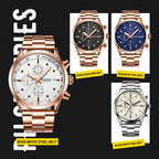 Fashion Steel Strap Multifunctional Quartz Men Watch, OCHSTIN 7245