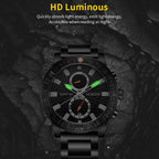 Fashion Steel Strap Multifunctional Quartz Men Watch, OCHSTIN 7250