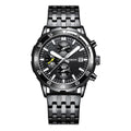 Fashion Steel Strap Multifunctional Quartz Men Watch, OCHSTIN 7252