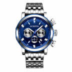 Fashion Steel Strap Multifunctional Quartz Men Watch, OCHSTIN 7254
