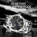 Fashion Steel Strap Day-date Quartz Men Watch, OCHSTIN 7255