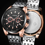 Fashion Steel Strap Multifunctional Quartz Men Watch, OCHSTIN 7256