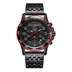 Fashion Steel Strap Multifunctional Quartz Men Watch, OCHSTIN 7258