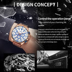 Fashion Steel Strap Multifunctional Quartz Men Watch, OCHSTIN 7259