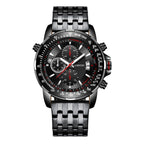 Fashion Steel Strap Multifunctional Quartz Men Watch, OCHSTIN 7261
