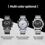 Fashion Steel Strap Multifunctional Quartz Men Watch, OCHSTIN 7261