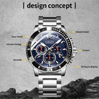 Fashion Steel Strap Multifunctional Quartz Men Watch, OCHSTIN 7263