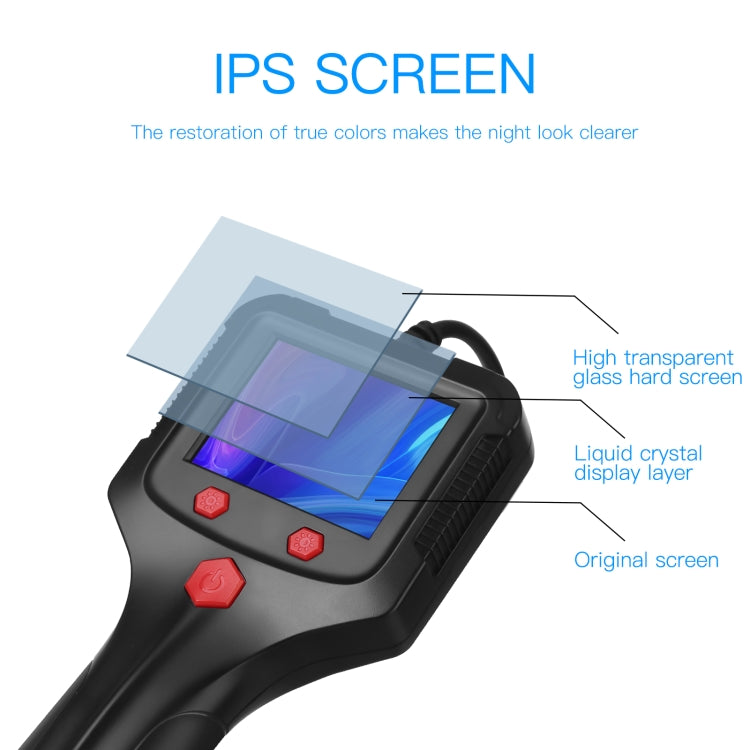 P100 2.4 inch HD Handheld Endoscope with LCD Screen, 8mm 2m, 5.5mm 2m, 8mm Side 2m, 8mm 5m, 5.5mm 5m, 8mm Side 5m, 8mm 10m, 5.5mm 10m, 8mm Side 10m, 8mm 15m, 5.5mm 15m, 8mm Side 15m, 8mm 20m, 5.5mm 20m, 8mm Side 20m, 8mm 30m, 5.5mm 30m, 8mm Side 30m   ...