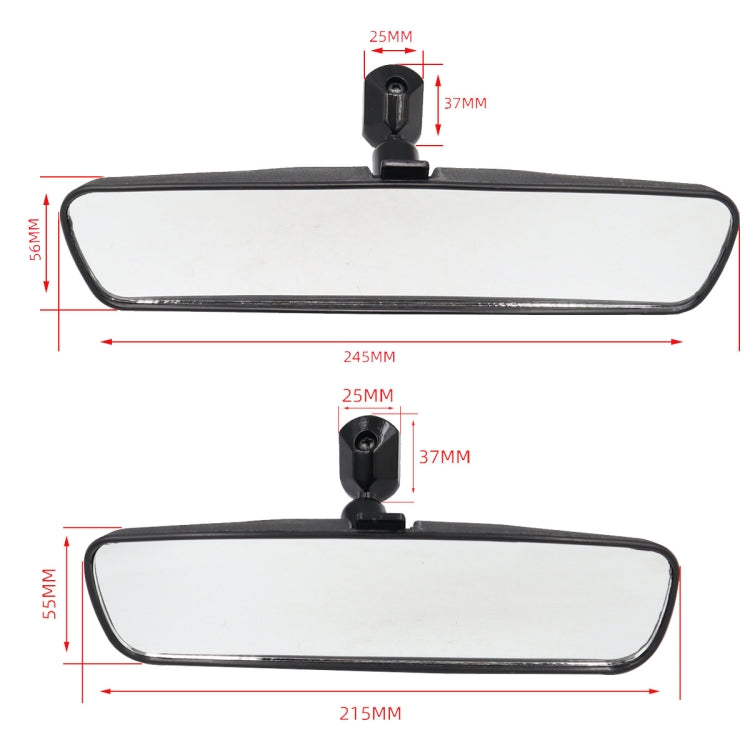 Car Modified Large Field View Reflective Auxiliary Mirror, 8 inch, 10 inch