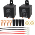 Car 4 Pin 12V 200A Starter Relay Switch, 4 Pin 12V 200A