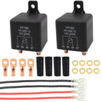 Car 4 Pin 12V 200A Starter Relay Switch, 4 Pin 12V 200A