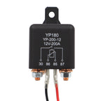 Car 4 Pin 12V 200A Starter Relay Switch, 4 Pin 12V 200A