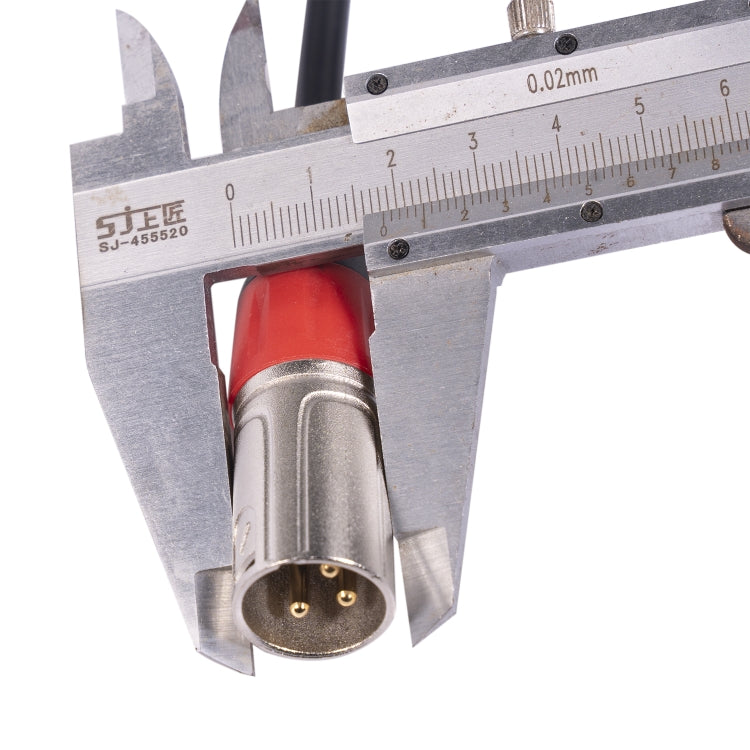 TC227YXK402-03 3.5mm Female to Dual XLR 3pin Male Audio Cable, Length: 30cm, 3.5mm F to 2 x XLR M