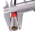TC227YXK402-03 3.5mm Female to Dual XLR 3pin Male Audio Cable, Length: 30cm, 3.5mm F to 2 x XLR M