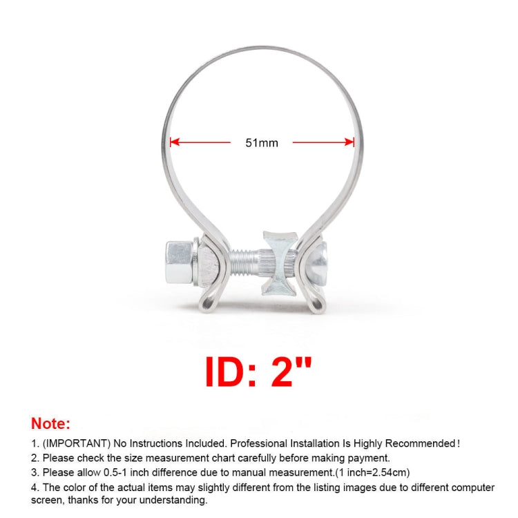 Car Turbo Exhaust Downpipe O-Band Clamp Stainless Steel 304 Flange Clamp, 2 inch O-Band Clamp, 2.25 inch O-Band Clamp, 2.5 inch O-Band Clamp, 2.75 inch O-Band Clamp, 3 inch O-Band Clamp
