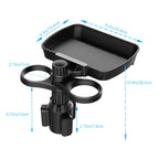 Car Drink Water Cup Holder 360 Degree Rotating Dinner Plate, B09, B05