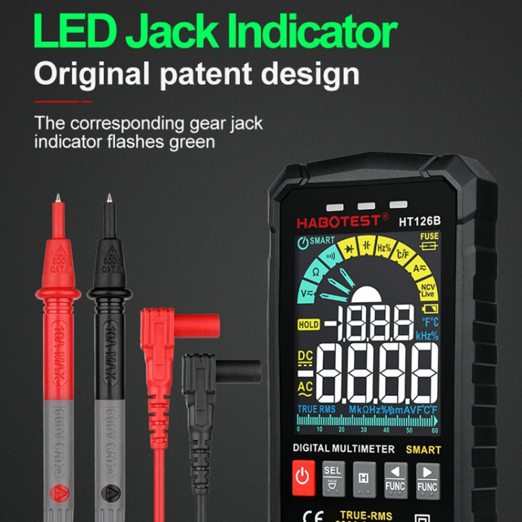HABOTEST HT126B Digital High Precision Mini Multimeter, HT126B