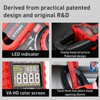 HABOTEST HT208A 1000A Clamp Multi-Function Anti-burning Digital Multimeter, HT208A