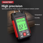 HABOTEST HT633 Portable Multifunctional Digital Display Wood Moisture Detector, HT633
