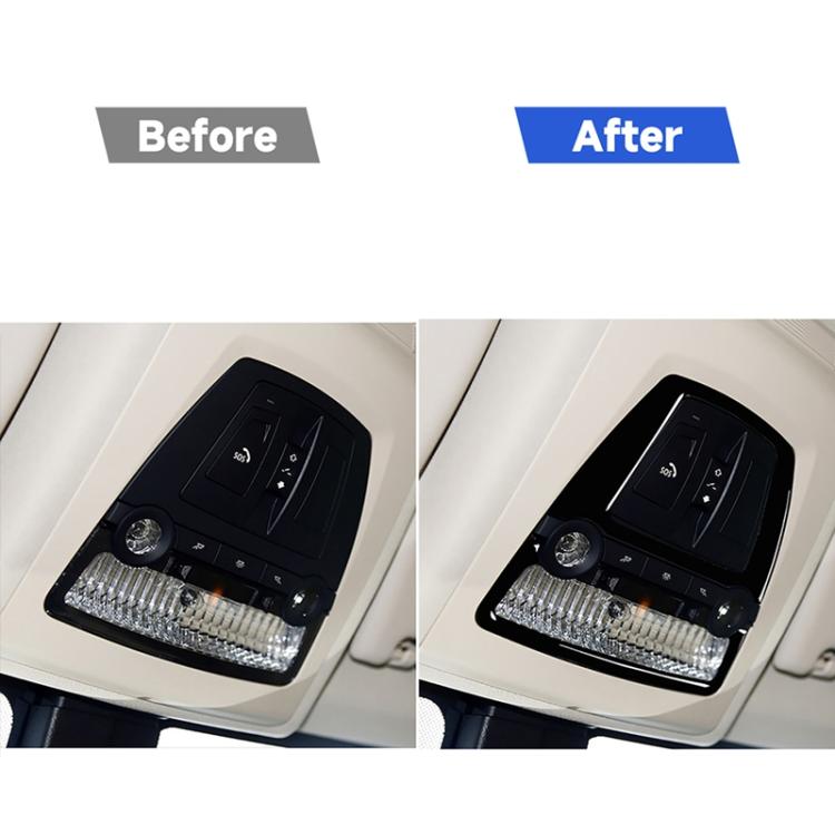 For BMW 5 Series F10 2011-2017 Car Reading Lamp Panel Decorative Sticker, Reading Lamp Panel