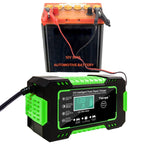 Motorcycle / Car Battery Smart Charger with LCD Creen, UK Plug, US Plug, AU Plug, EU Plug, JP Plug