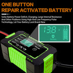Motorcycle / Car Battery Smart Charger with LCD Creen, UK Plug, US Plug, AU Plug, EU Plug, JP Plug