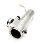 Car Stainless Steel Straight Pipe Remote Control Electric Exhaust Valve, 2.5 inch, 3 inch
