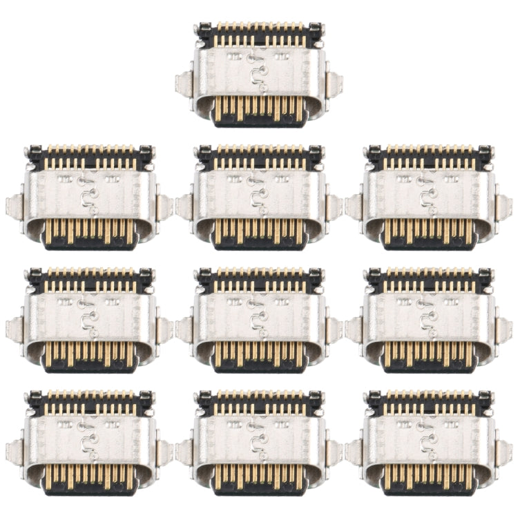 10pcs Charging Port Connector, For Motorola One Fusion+, For Motorola One Fusion, For Motorola One Zoom, For Motorola One Hyper, For Motorola One, For Motorola Moto G50, For Motorola Moto G100 /Edge S, For Motorola Moto G10 / G20 / G30 / G10 Power