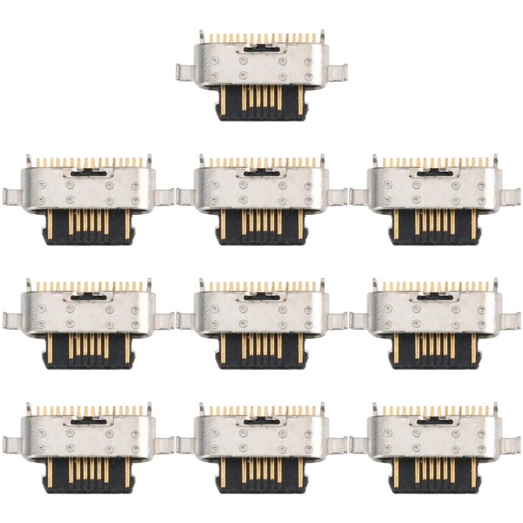 10pcs Charging Port Connector, For Motorola One Fusion+, For Motorola One Fusion, For Motorola One Zoom, For Motorola One Hyper, For Motorola One, For Motorola Moto G50, For Motorola Moto G100 /Edge S, For Motorola Moto G10 / G20 / G30 / G10 Power