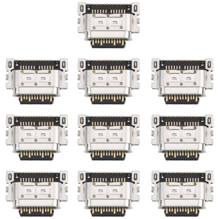 10pcs Charging Port Connector, For Motorola One Fusion+, For Motorola One Fusion, For Motorola One Zoom, For Motorola One Hyper, For Motorola One, For Motorola Moto G50, For Motorola Moto G100 /Edge S, For Motorola Moto G10 / G20 / G30 / G10 Power