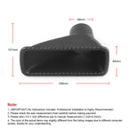 Car Modified Front Bumper Carbon Fiber Intake Pipe, BX102299-2
