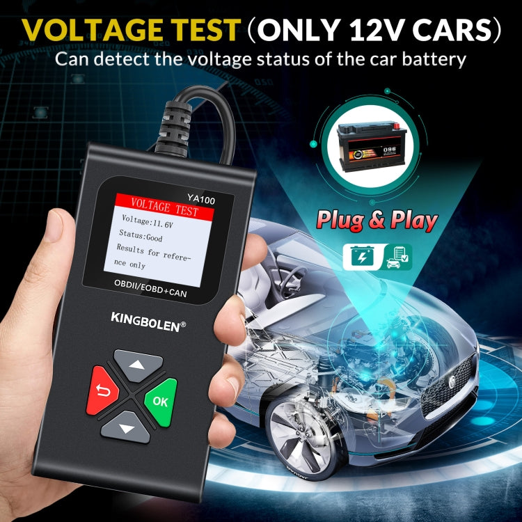 KINGBOLEN YA100 OBD2 Car Engine Fault Diagnosis Tool, YA100