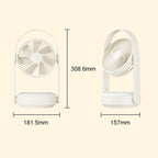 WT-F62 Outdoor Portable USB Charging Air Cooling Fan with LED Night Lamp
