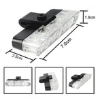 4 in 1 Car 12LEDs Grille Flash Lights Warning Lights with Wireless Remote Control, Red, Red White, Red Blue, Yellow, Yellow White, Blue, Blue White, White