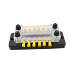 CP-3024 150A 12-48V RV Yacht Double-row 6-way Busbar with Ring Terminals, CP-3024