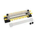 CP-3053 150A 12-48V RV Yacht Double-row 12-way Busbar with 28pcs Terminals, CP-3053