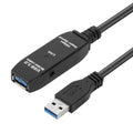 USB 3.0 Male to Female Data Sync Super Speed Extension Cable, Length:15m, 15m