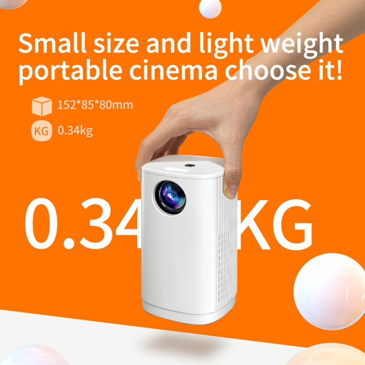 T1 480x360 800 Lumens Portable Mini LED Projector, Specification:UK Plug, UK Plug