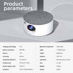 T2 800x480 1000 Lumens LED HD Mini Projector, Specification:UK Plug, UK Plug