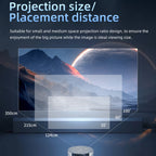 T2 800x480 1000 Lumens LED HD Mini Projector, Specification:US Plug, US Plug
